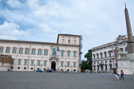 23 may 2015-rome-italy-View of the square quirinale,italyのeditorial素材