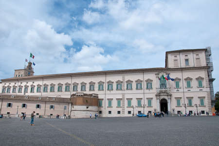 23 may 2015-rome-italy-View of the square quirinale,italyのeditorial素材