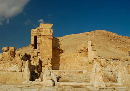 ancient monuments located in the city of palimira in Syria,ancienのeditorial素材