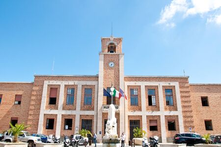 2 august 2016-vibo valentia-italy-

the beautiful building of the town of vibo Valentia in Calabria,italyのeditorial素材