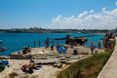 the beautiful city of Otranto in Puglia,italyのeditorial素材