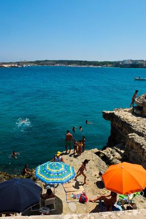 the beautiful city of Otranto in Puglia,italyのeditorial素材