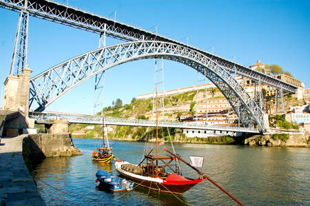 31 may 2013-oporto-portugal-The Dom Lus bridge in Porto in Portugal