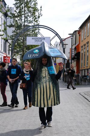 23 july 2012-Rome-iceland-Scenes of everyday life in  reykjavik, the Icelandic capitalのeditorial素材