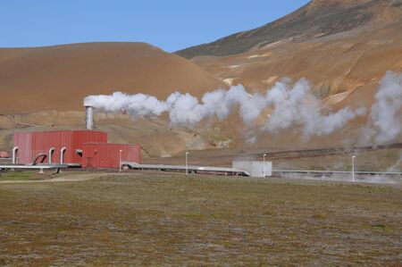 27 july 2012-reykjavik-iceland-Iceland geothermal power plantsのeditorial素材