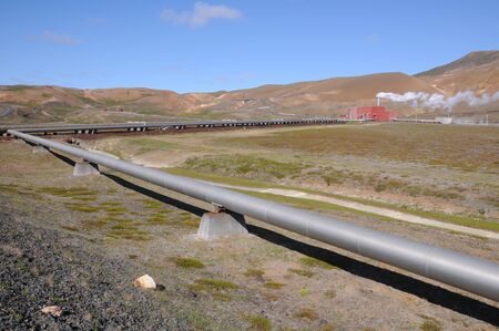 27 july 2012-reykjavik-iceland-Iceland geothermal power plantsのeditorial素材