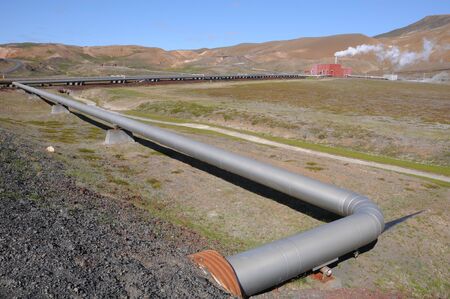 27 july 2012-reykjavik-iceland-Iceland geothermal power plantsのeditorial素材