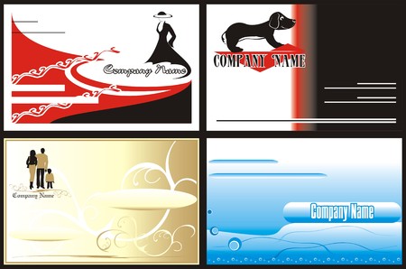 Logo. Business cards. Corporative styleのイラスト素材