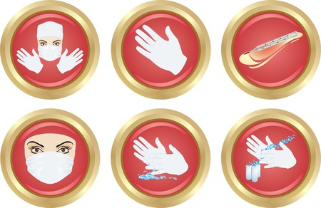 Set of a medical icons. Vectorのイラスト素材