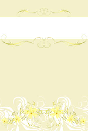 Decorative floral background for wrappingのイラスト素材