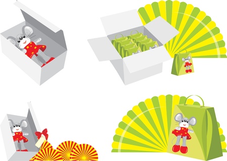 Gifts for childrenのイラスト素材