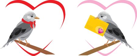 Two jaysのイラスト素材