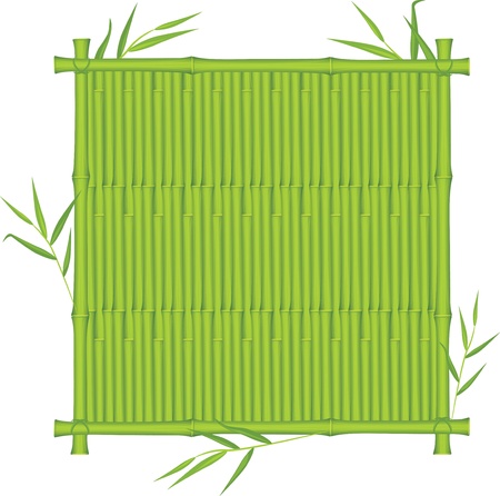 Bamboo texture in the frameのイラスト素材