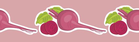 Decorative border with beetsのイラスト素材