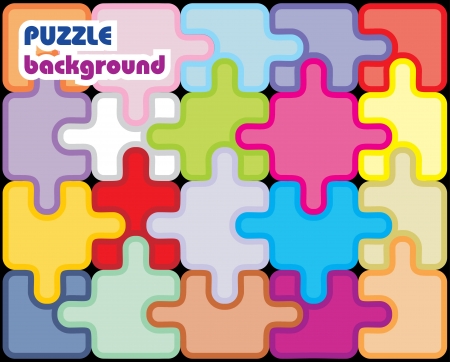 Colorful puzzle backgroundのイラスト素材