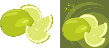 Juice lime  Icon for designのイラスト素材