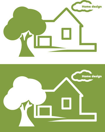 Home design  Icon for designのイラスト素材