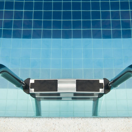 Swimming pool with stair at hotel
の写真素材