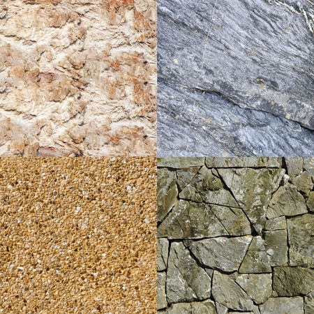 stone texture background collectionの写真素材