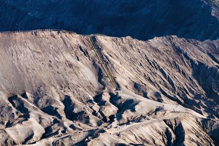 Creater of Bromo vocalno, East Java, Indonesiaの写真素材