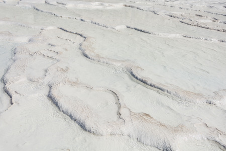 Natural travertine pools and terraces at Pamukkale ,Turkey. Pamukkale, meaning \\\\\\\\\\\\\\\"cotton castle\\\\\\\\\\\\\\\" in Turkish.の写真素材
