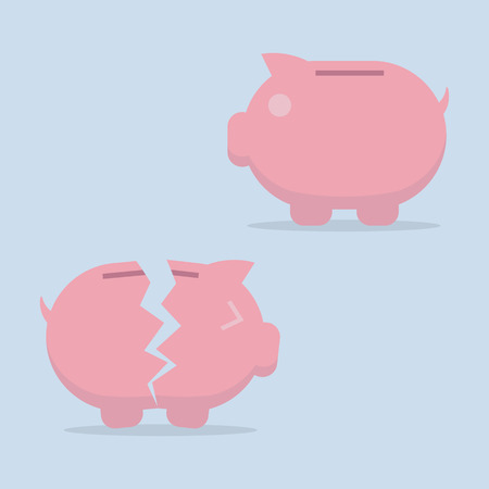 Piggy bank vector icon Piggy bank vector icon EPS10のイラスト素材