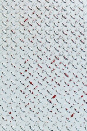 Background of Metal rust patterns on the steel plate to prevent slipping