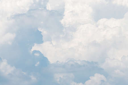 Nature white cloud on blue sky background in daytime, photo of nature cloud for freedom and nature...