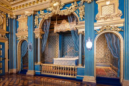 STOCKHOLM, SWEDEN-JULY 13, 2019 : Interior view of Drottningholm palace at Stockholm, Sweden, it is one of Sweden's Royal Palacesのeditorial素材