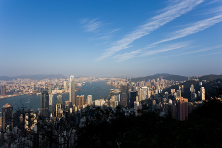 View of hong kongのeditorial素材