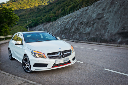 Mercedes-Benz A-Class in 2012 Modelのeditorial素材