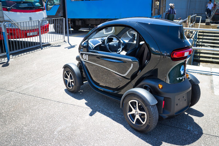 Renault Twizy Electronic Car with cyber designのeditorial素材