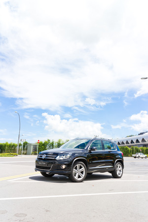 Volkswagen Tiguan SUV 2013 Model SUVのeditorial素材