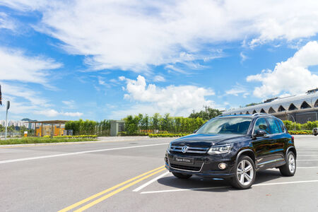 Volkswagen Tiguan SUV 2013 Model SUVのeditorial素材