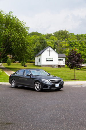 Mercedes-Benz S-Class 2013 Model The Top Model & High Tech Sedanのeditorial素材