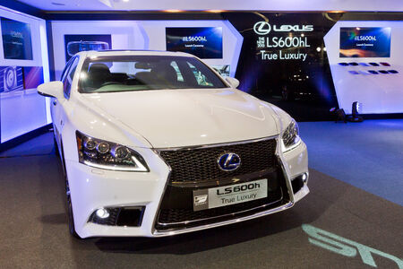 Lexus LS 600h in Media Eventのeditorial素材