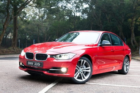 BMW 335i 2012. Good handling sedan. New design out look.のeditorial素材