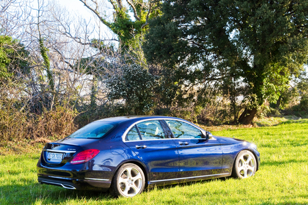 Mercedes-Benz C-Class in franceのeditorial素材