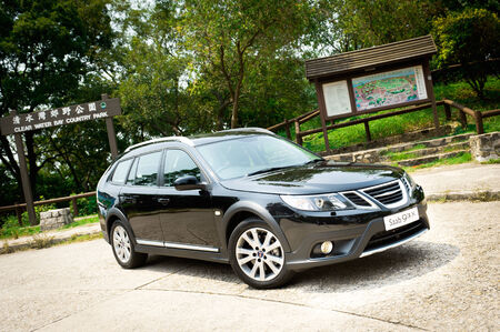 Saab 93 X display in Hong Kong 2011のeditorial素材