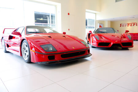 Ferrari Classic Car display in Hong Kong 2010のeditorial素材