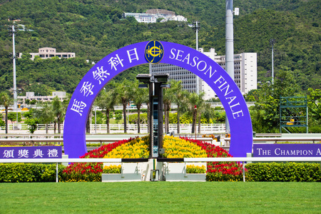 Hong Kong, China - July 15 2012 Horse Race SEASON FINALE  in Hong Kongのeditorial素材