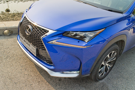 Hong Kong, China Jan 21, 2015 : Lexus NX 200t 2015 Test Drive on Jan 21 2015 in Hong Kong.のeditorial素材