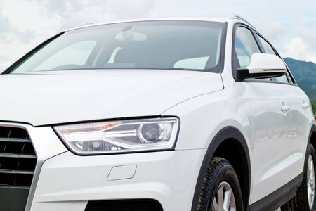 Hong Kong, China July 30 2015 : Audi Q3 Facelift 2015 Test Drive Day on July 30 2015 in Hong Kong.のeditorial素材