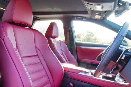 Hong Kong, China Jan 25, 2016 : Lexus RX 200t F Sport 2016 Interior on Jan 25 2016 in Hong Kong.のeditorial素材