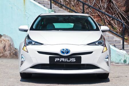 Hong Kong, China Feb 23, 2016 : Toyota Prius 2016 Test Drive Day on Feb 23 2016 in Hong Kong.のeditorial素材