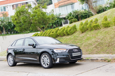 Hong Kong, China Nov 29, 2016 : Audi A3 1.4T Drive Day on Nov 29 2016 in Hong Kong.のeditorial素材