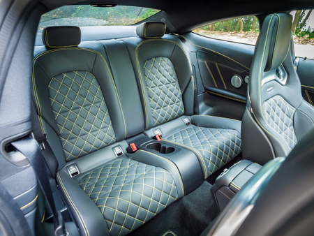 Hong Kong, China Sept 26, 2016 : Mercedes-AMG C 63 S Coupe Seat on Sept 26 2016 in Hong Kong.のeditorial素材