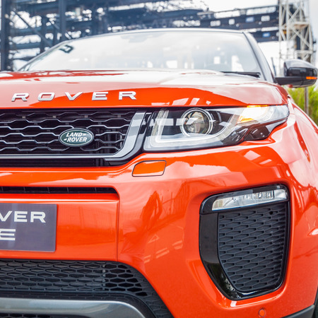 Hong Kong, China Oct 12, 2016 : Range Rover Evoque Convertible  Drive Day on Oct 12 2016 in Hong Kong.のeditorial素材