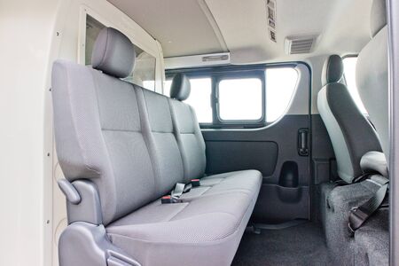 Hong Kong, China April 6, 2017 : Toyota HiACE 2017 Interior on April 6 2017 in Hong Kong.