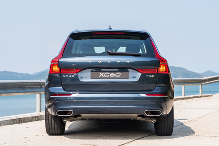Hong Kong, China Aug 30, 2017 : Volvo XC60 2017 Test Drive Day Aug 30 2017 in Hong Kong.のeditorial素材